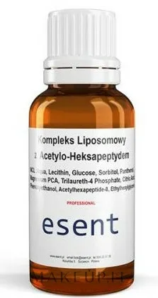 Complesso liposomiale con acetil esapeptide