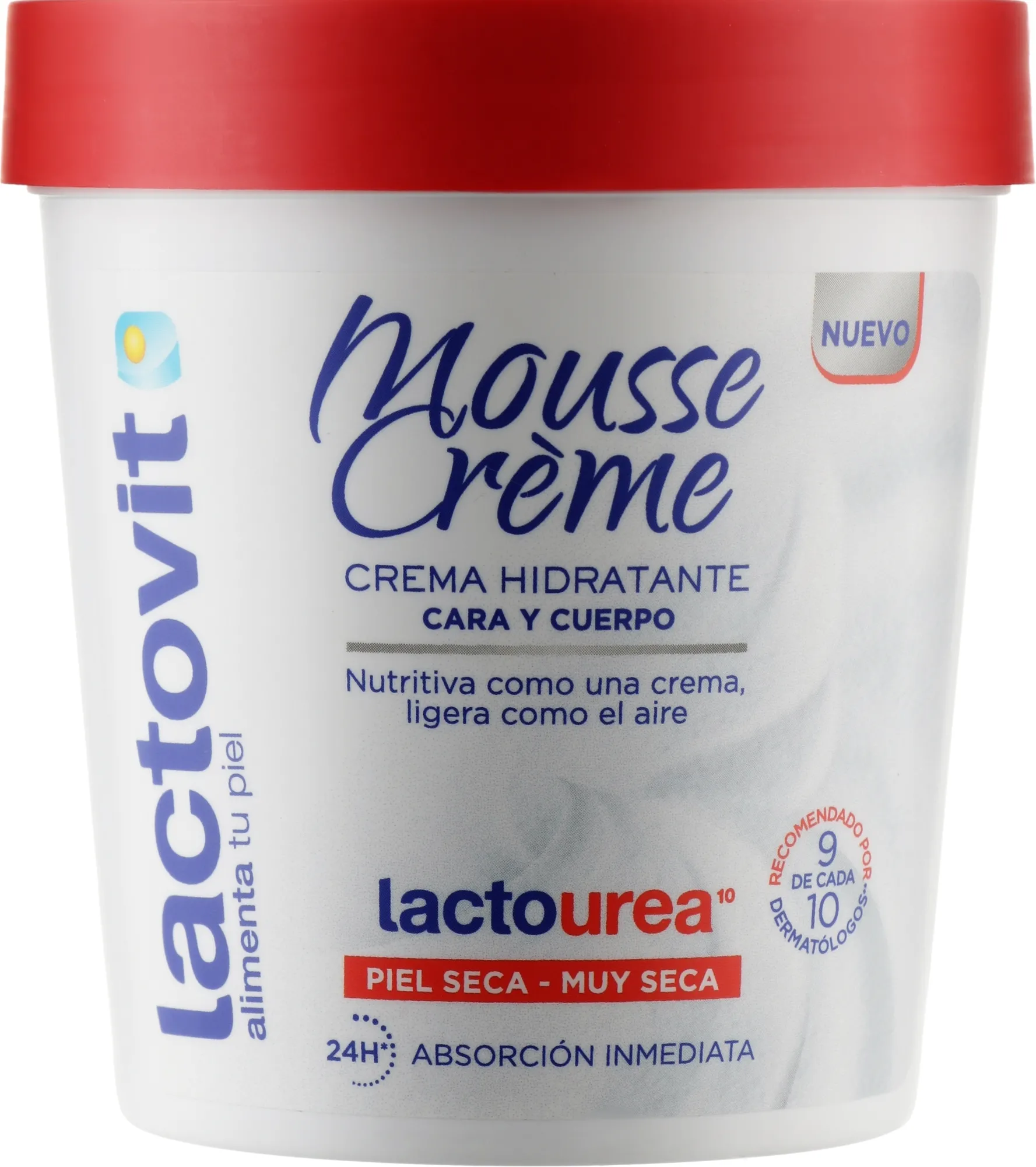 Mousse crema corpo con urea