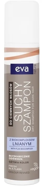 Shampoo secco per capelli scuri