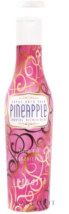 Latte abbronzante nel solarium con biocomponenti