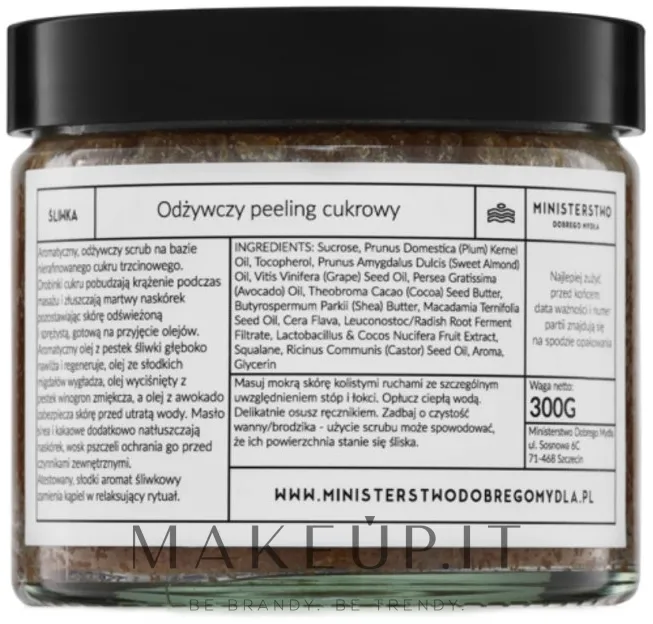 Scrub corpo nutriente "Prugna"