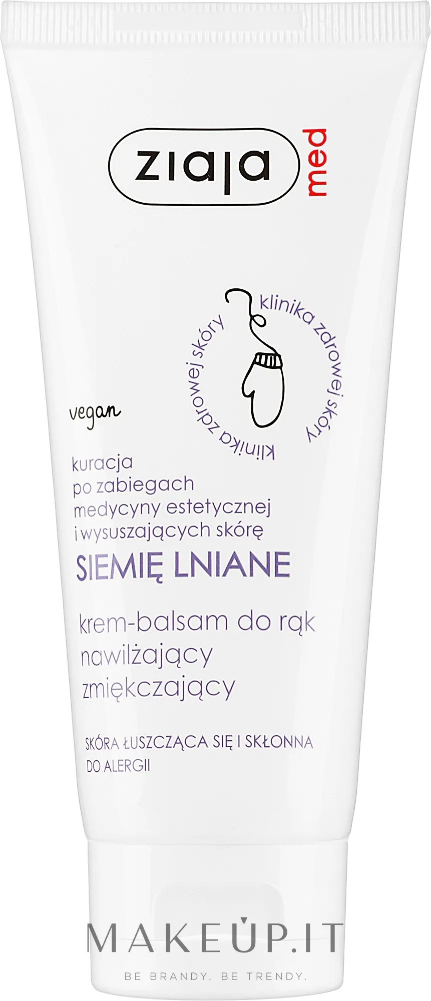 Crema-balsamo mani idratante ai semi di lino