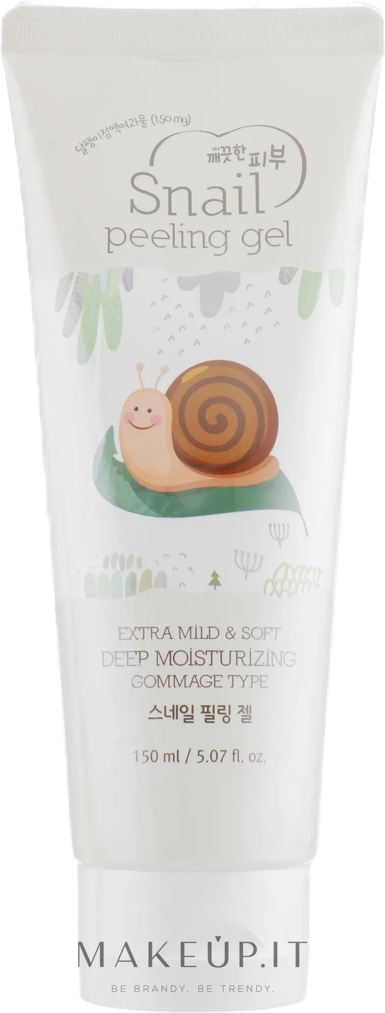 Gel peeling viso alla bava di lumaca