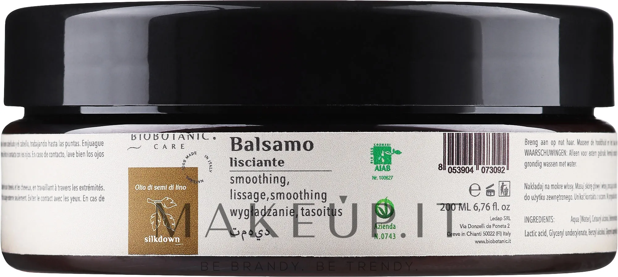 Balsamo per capelli con olio di lino