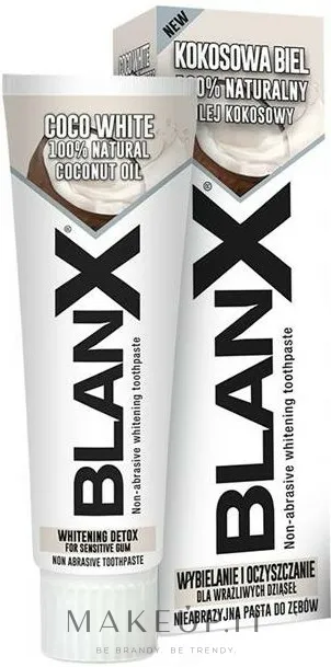 Dentifricio sbiancante non abrasivo