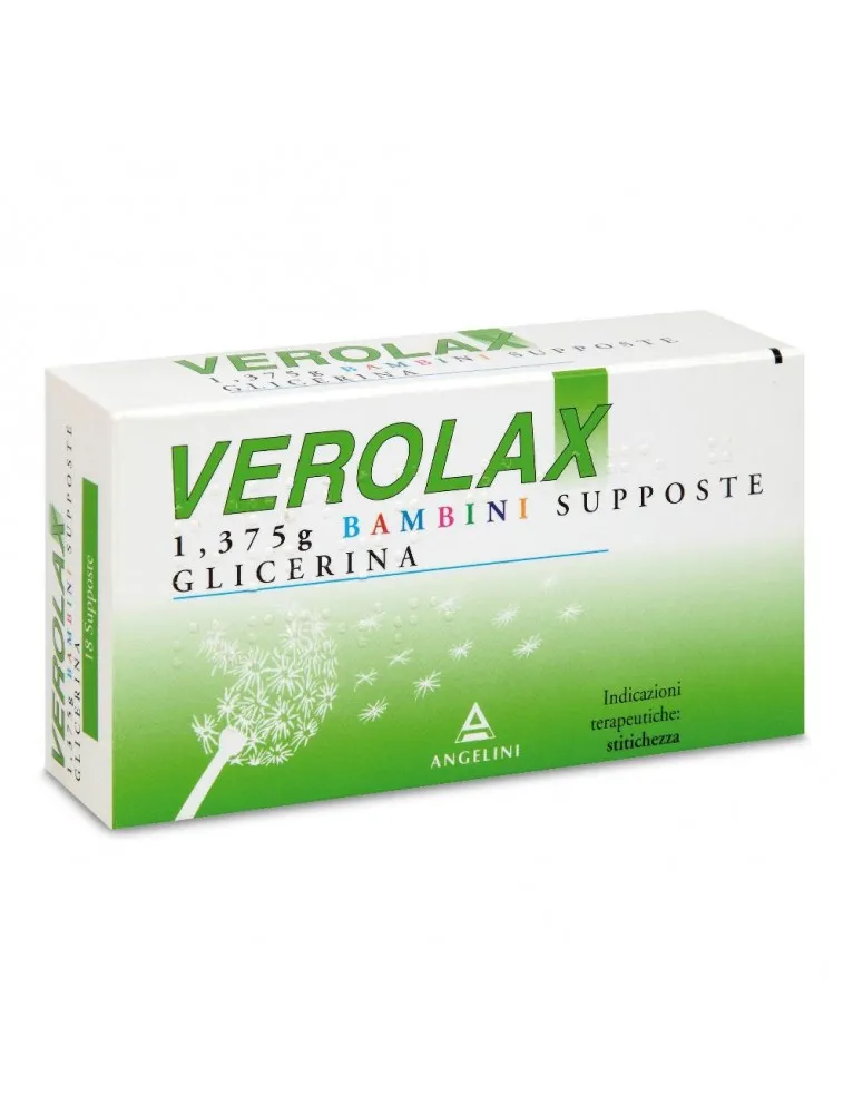 Verolax Bambini 1,375g 18 Supposte