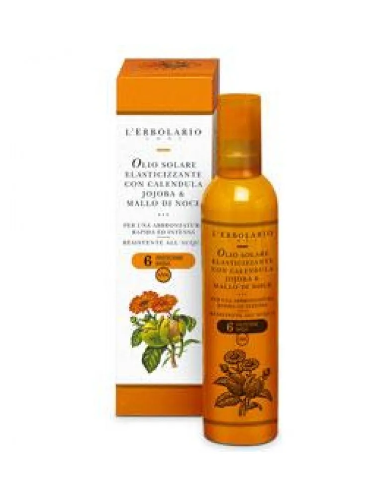 L'Erbolario Olio Solare Elasticizzante Spf6 100ml