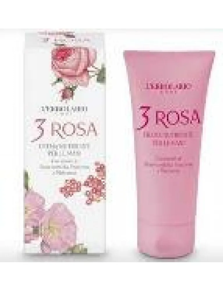 L'Erbolario 3 Rosa Crema Nutriente Mani 75ml