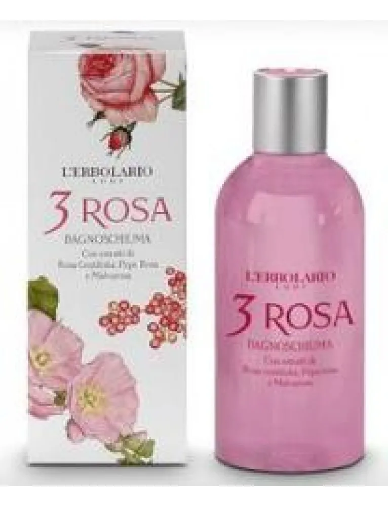 L'Erbolario 3 Rosa Bagnoschiuma 250ml
