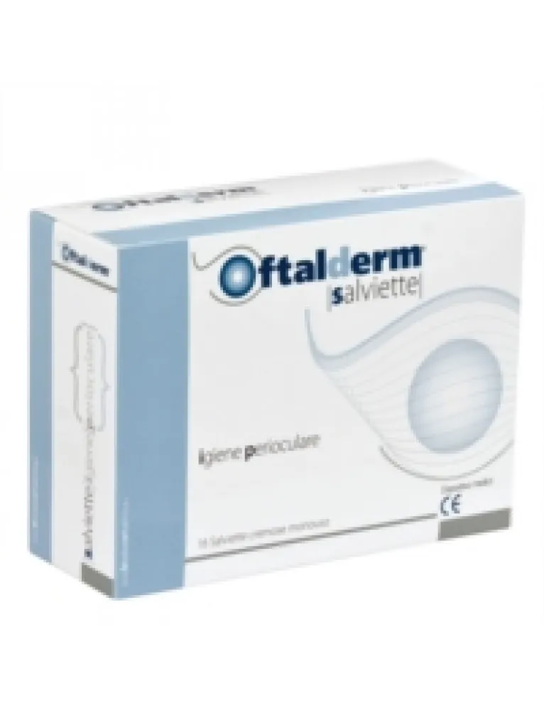 Oftalderm Salviette 16 salviette - detersione delle palpebre e delle ciglia