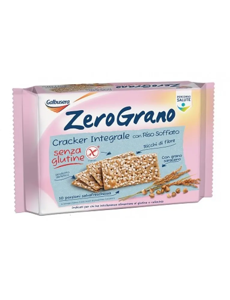 Zerograno Cracker Integrale con Riso Soffiato 360g