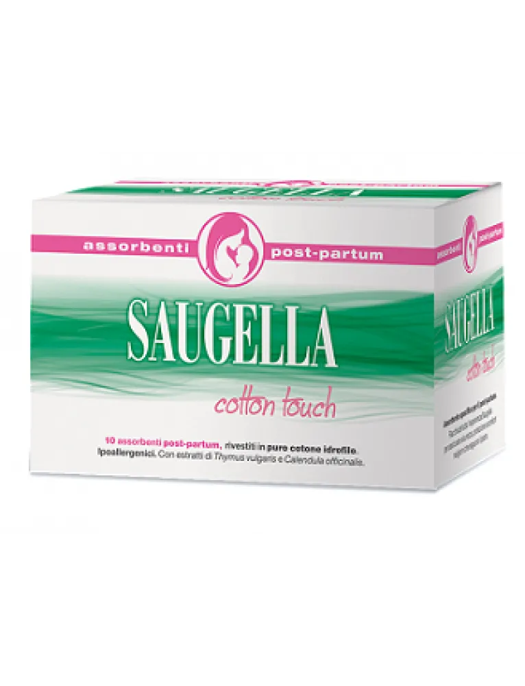 Saugella Cotton Touch Assorbenti Postparto 10 pezzi