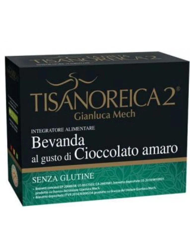 Tisanoreica Bevanda Cioccolato Amaro 34gx4 confezioni