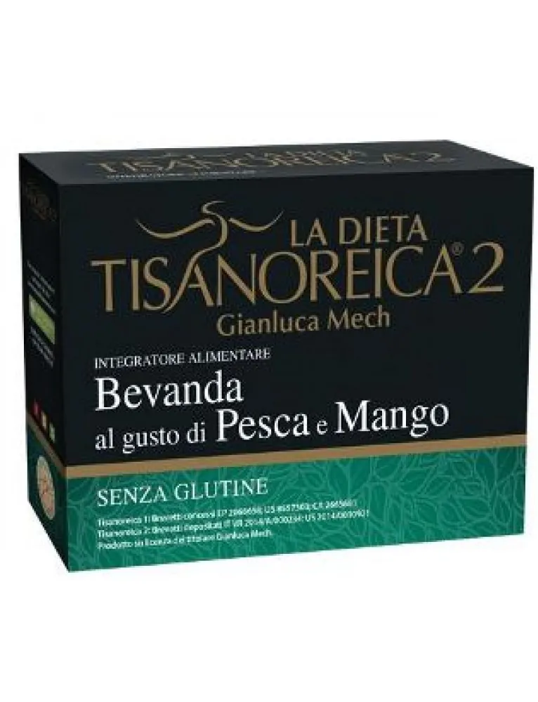 Tisanoreica 2 Bevanda Pesca Mango 29g 4 confezioni