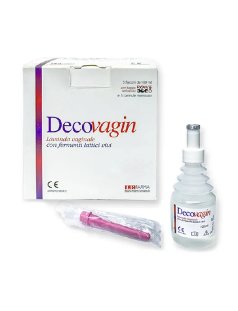 Decovagin 5 flaconi + 5 Cannule Monouso