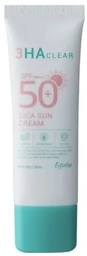 Crema solare con centella