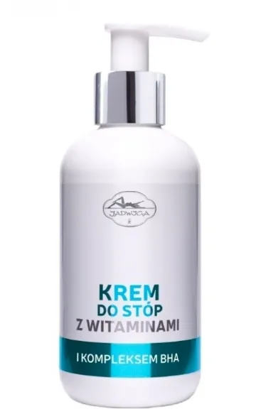 Crema per piedi con vitamine e complesso BHA