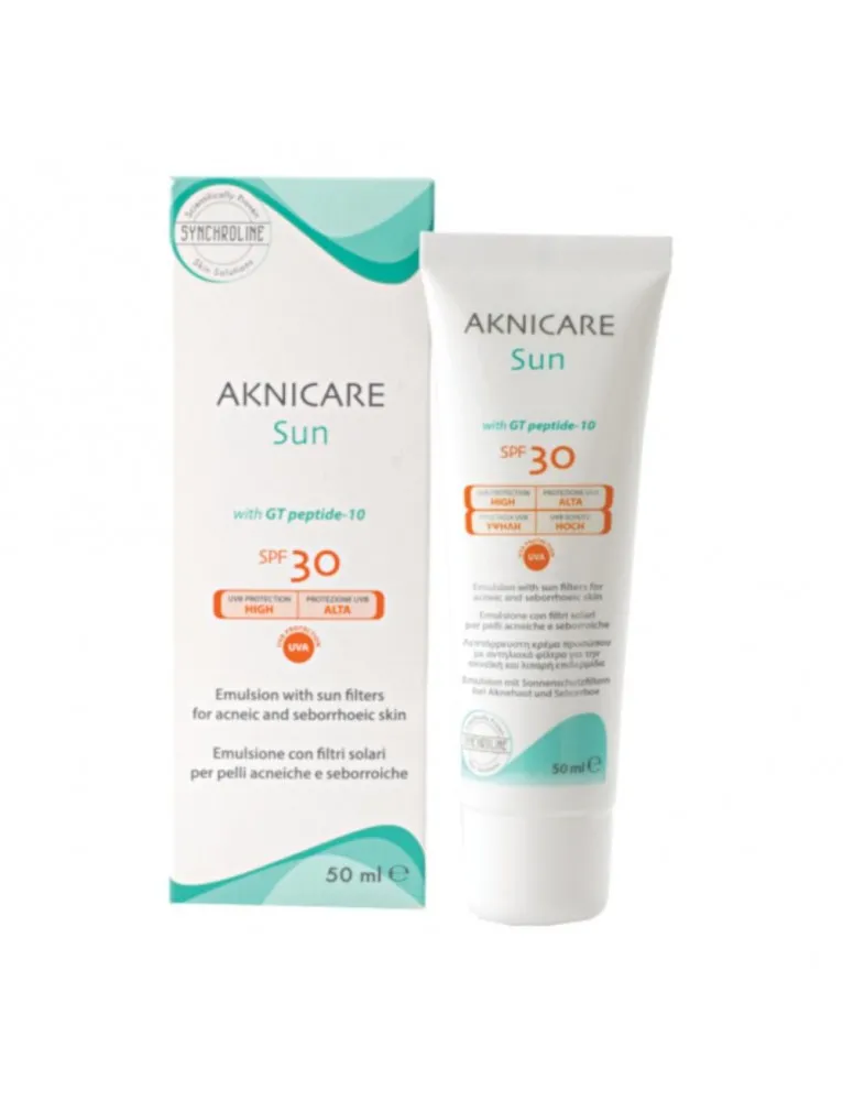 Aknicare Sun Crema Solare Pelle Grassa Spf30 50ml