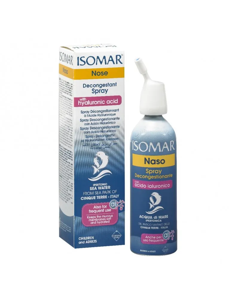 Isomar Spray Decongestionante Acido Ialuronico Soluzione Ipertonica 100ml