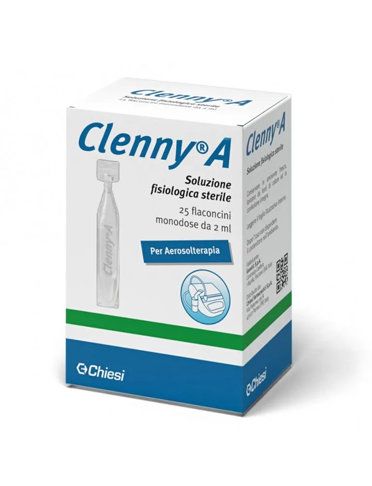 Clenny Soluzione Fisiologica Sterile 25 Flaconcini Monodose 2ml