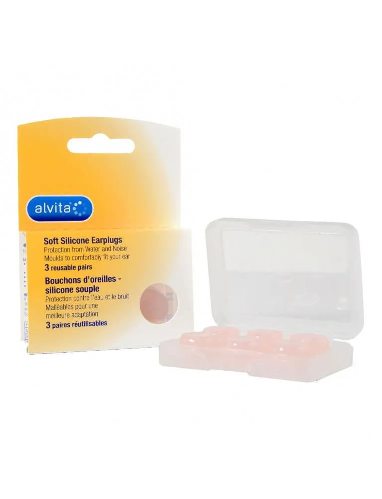 Alvita Tappi Auricolari Silicone 3 paia
