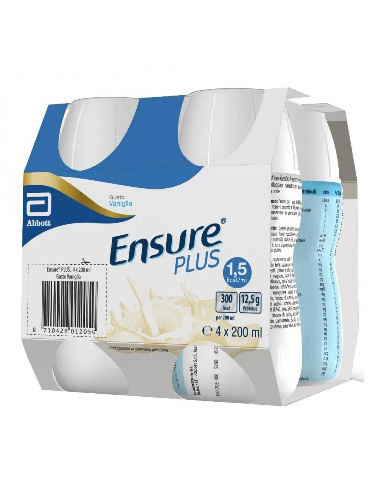 Ensure Plus Vaniglia 4x200ml