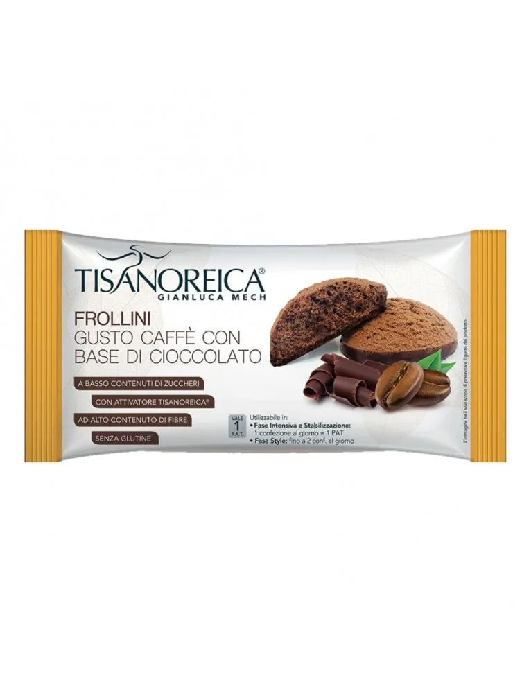 Tisanoreica Frollini Caffe' con Base di Cioccolato 50g