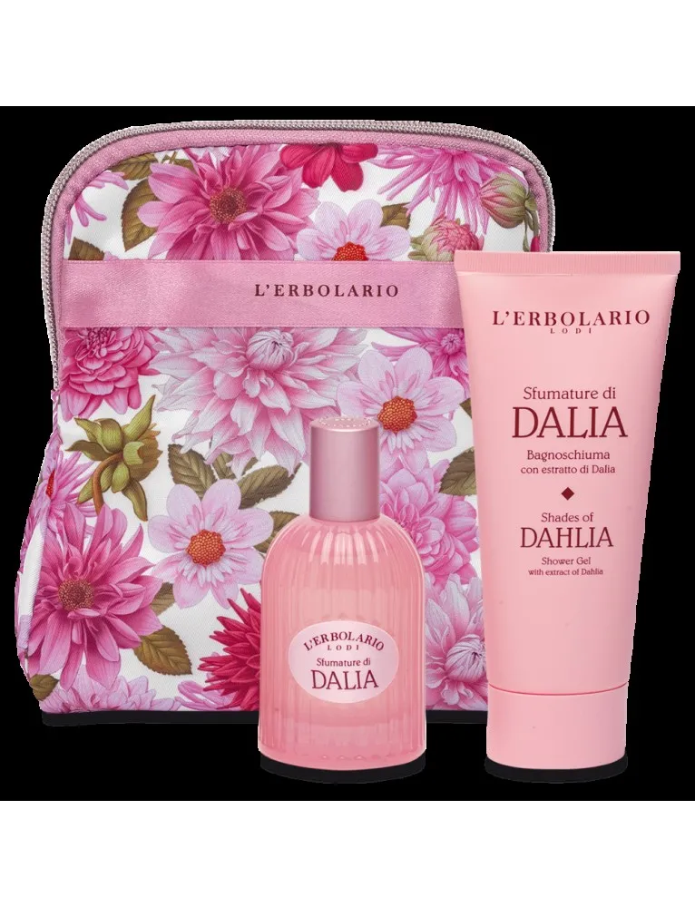 L'Erbolario Beauty Set Foglie Sfumature Dalia Profumo 50 Ml + Bagnoschiuma 100ml