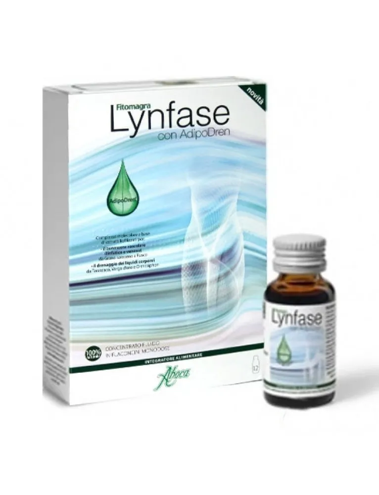 Aboca Lynfase Fitomagra 12 flaconi 15g