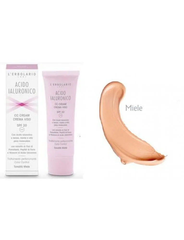L'Erbolario - Acido Ial Cc Cream Miele Spf20 - fondotinta
