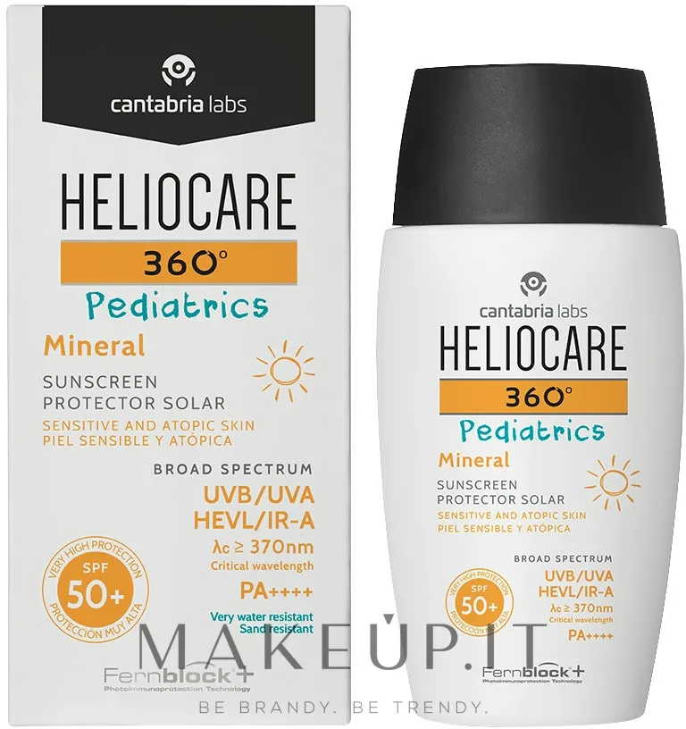 Gel solare minerale per bambini SPF 50+