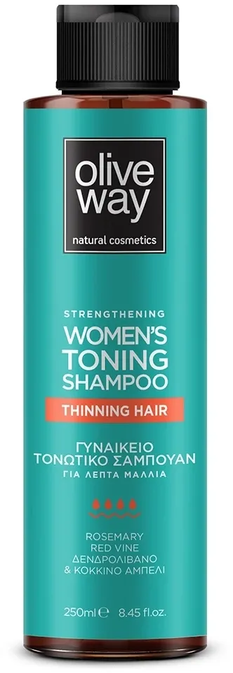 Shampoo tonificante per donne per capelli diradati