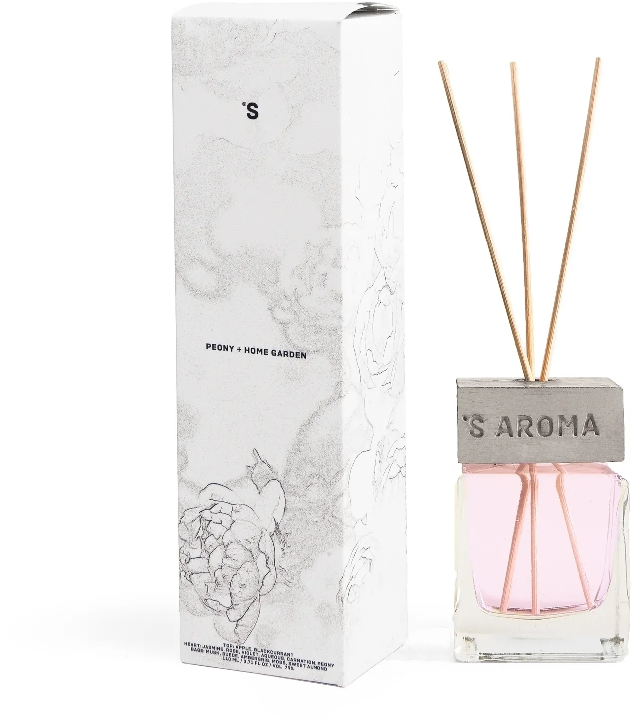 Diffusore di aromi "Peonia + Giardino di casa"