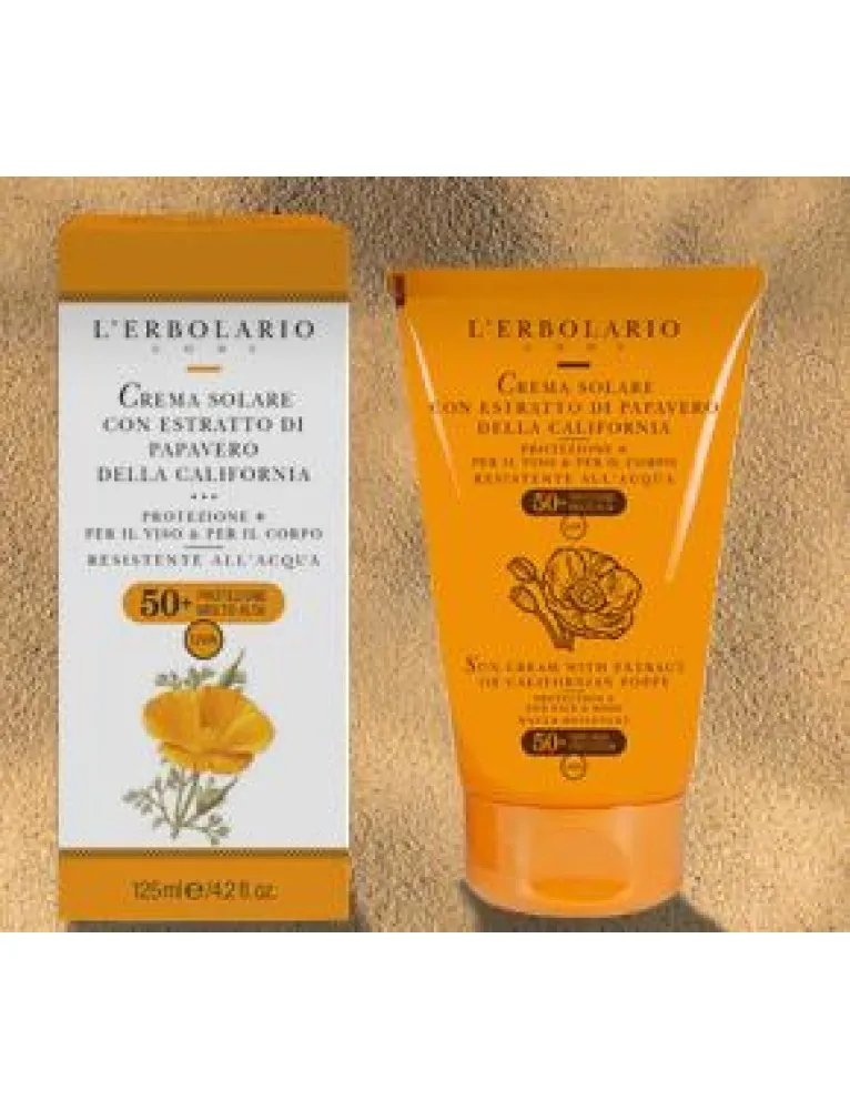L'Erbolario Crema Solare Papavero Spf50+