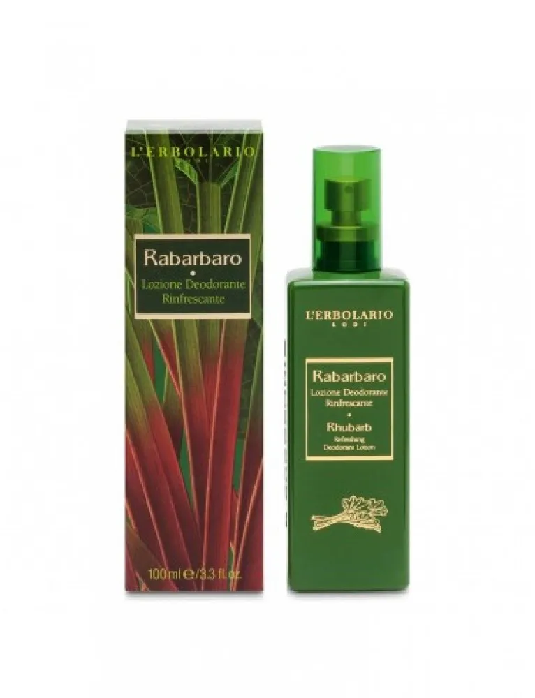 L'Erbolario Rabarbaro Lozione Deodorante Rinfrescante 100ml