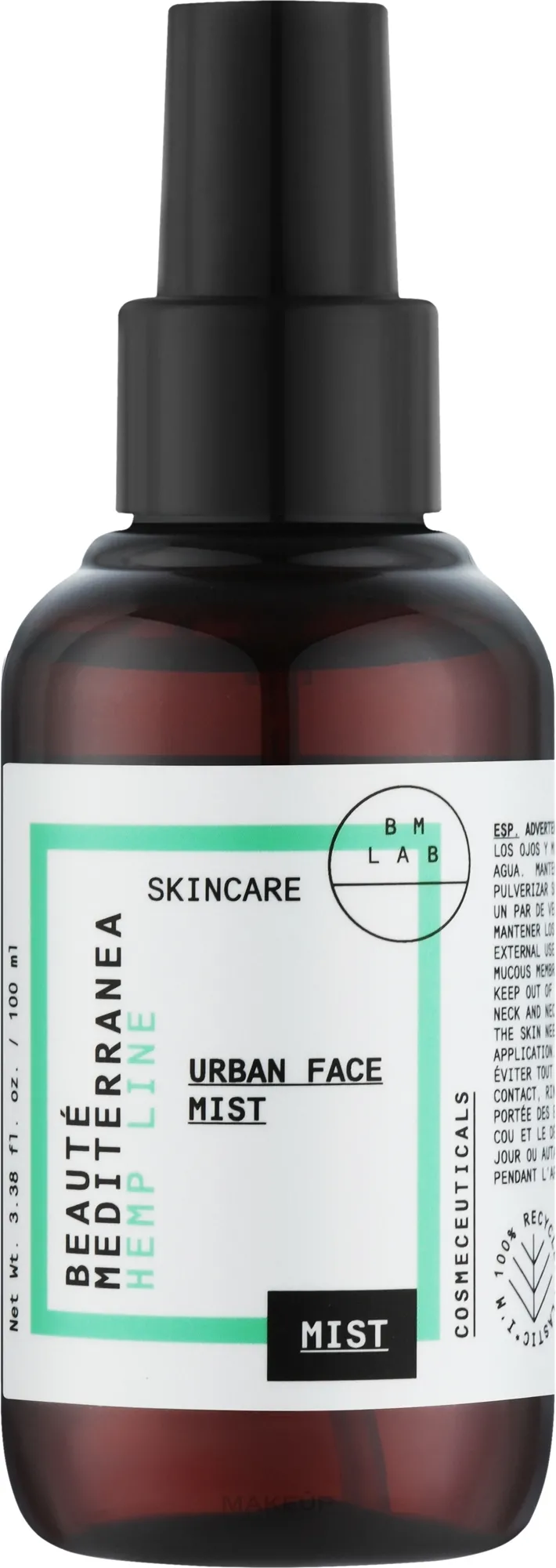 Spray viso con effetto 3 in 1