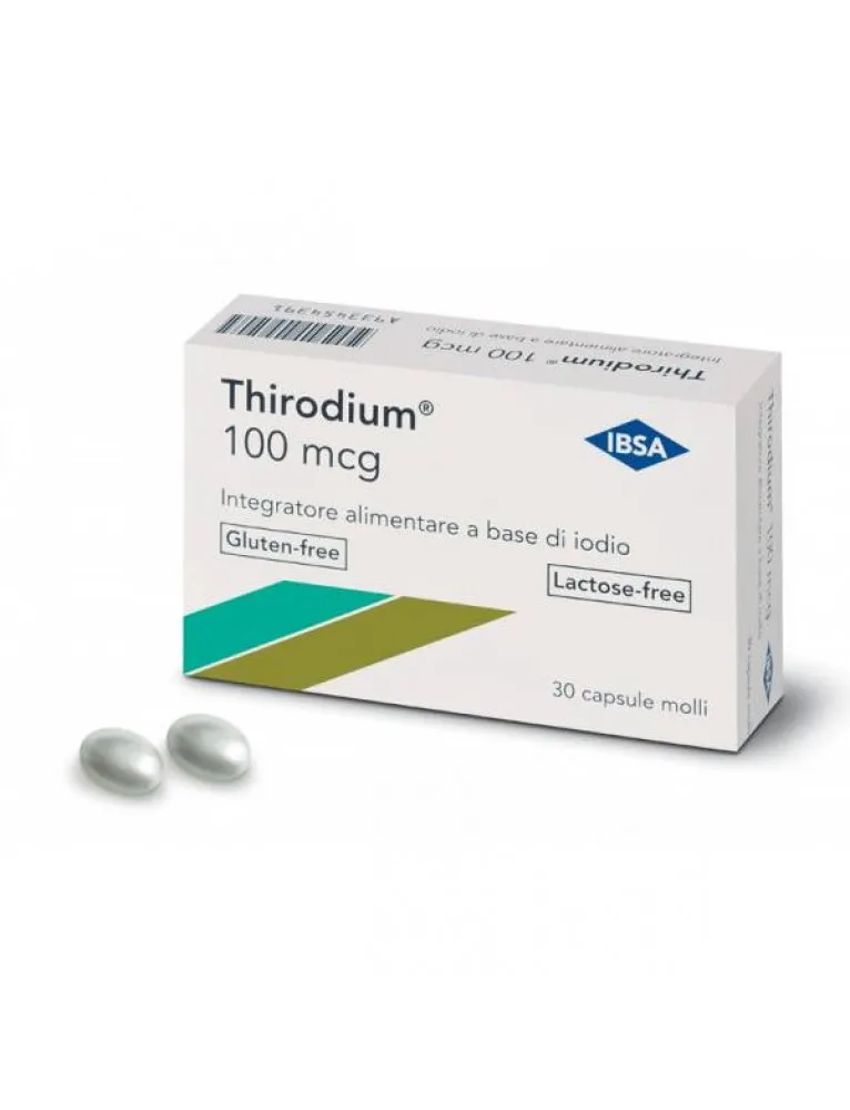 Ibsa Thirodium 100mcg Integratore Alimentare 30 Capsule